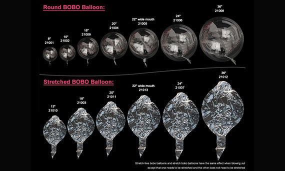 Instruktioner för användning av Bobo-ballonger