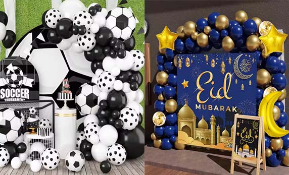 Vi kan skräddarsy ballongkedjor