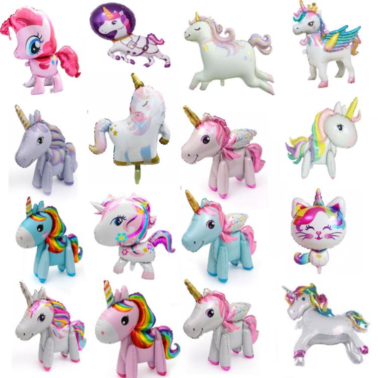 3D Unicorn folieballonger