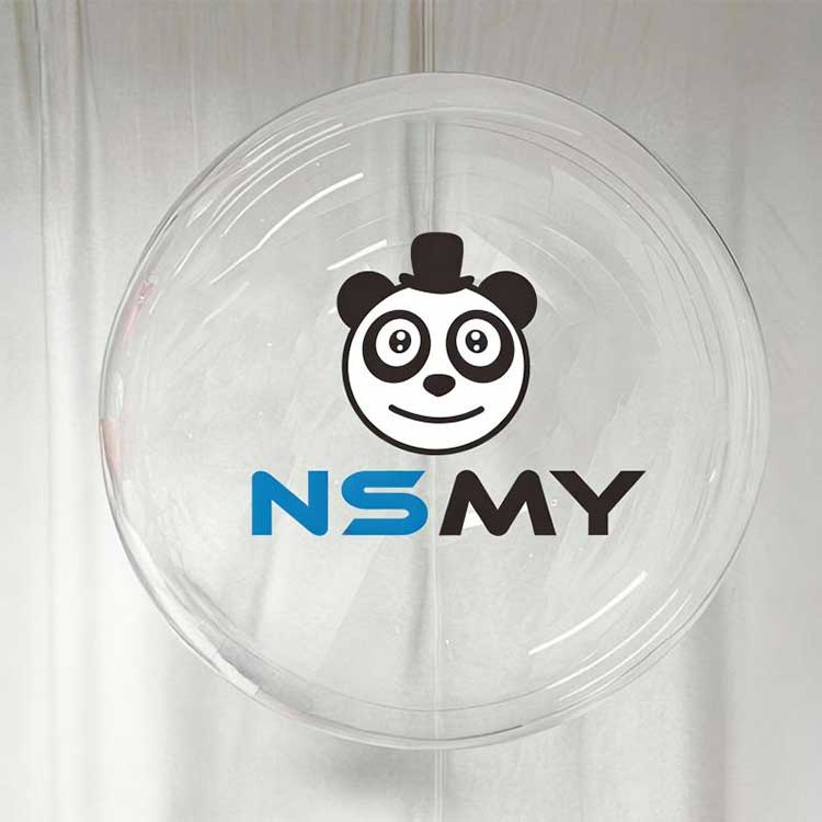 48 tums runda klara Bobo-ballonger