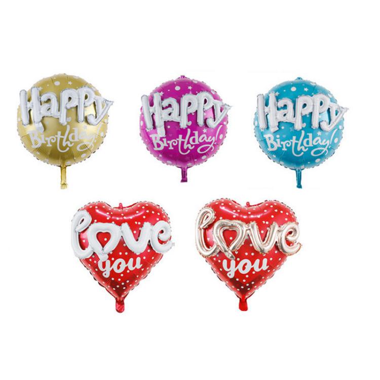 Monterade folieballonger