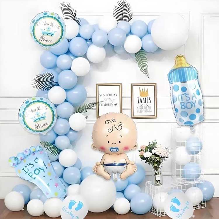 Baby Shower Ballong Arch Dekoration Set