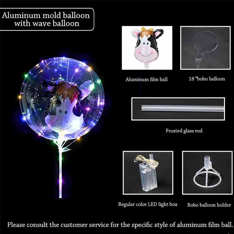 Bobo folie ballonguppsättning
