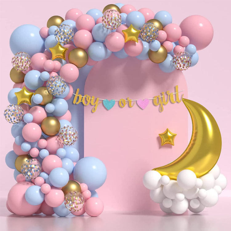 Gender Reveal Series Ballong Chain Arch Set