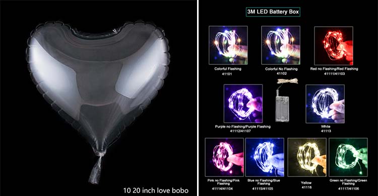 heart shaped Bobo rose set