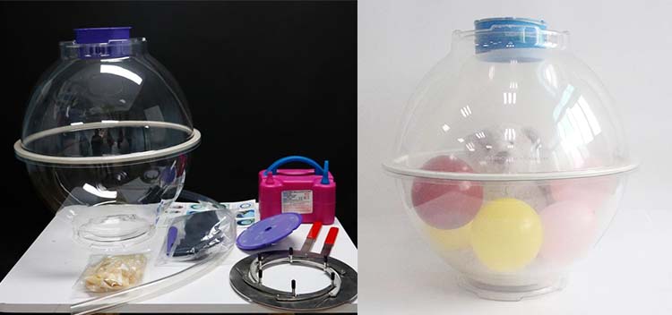 Balloon filling machines