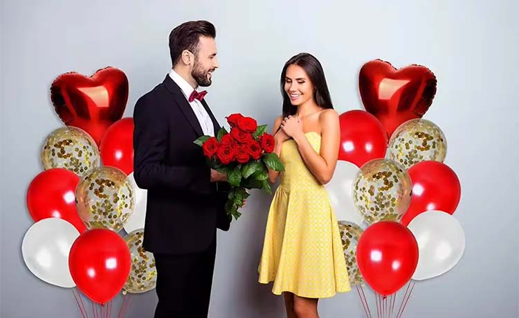 Foil Sequined Balloons Set