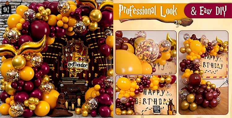 Harry Potter balloon garland kit china Harry Potter balloon garland kit china