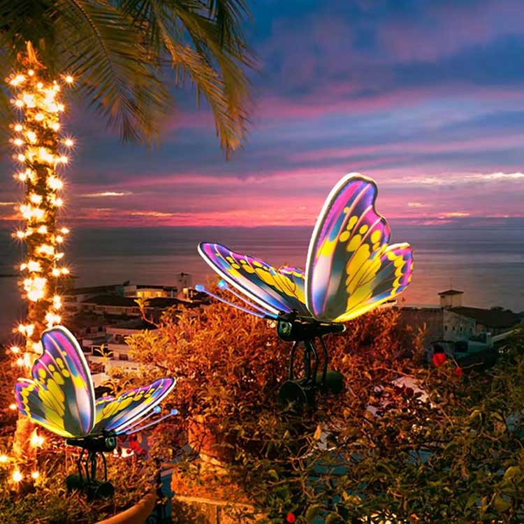 LED dynamiska fjärilsljus