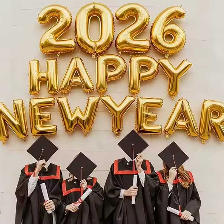 Nyårs folieballongset