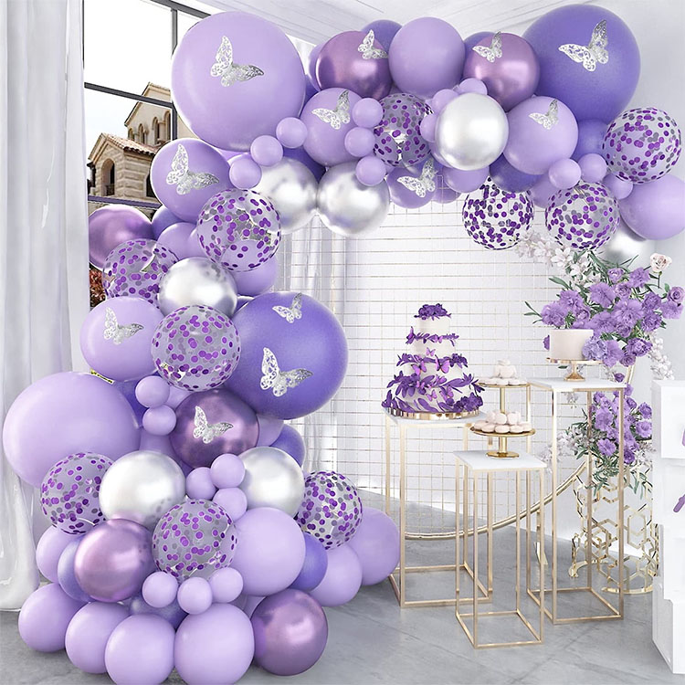 Purple Ballong Butterfly Girls Kit