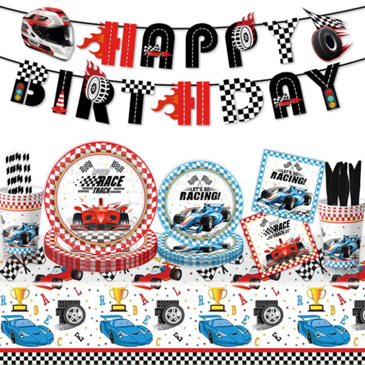 Racing tema middagsplatta