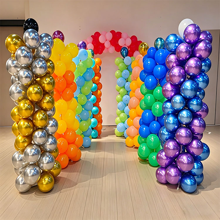 Självuppblåst ballongstativ